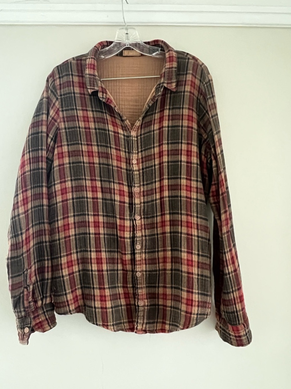 CP Shades Tan Herringbone Shirt